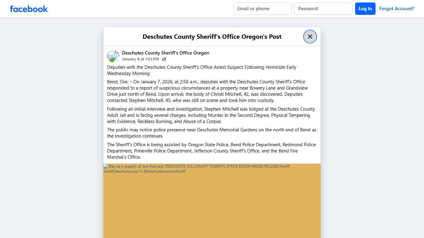 Deputies with... - Deschutes County Sheriff's Office Oregon | Facebook